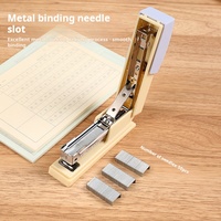 Agrafeuse anti-stress 55X6 de style mémo, design compact et basculant, agrafeuse portable pour étudiants et bureau