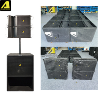Système de sonorisation Line Array actif A2 - Haut-parleur actif 10 pouces + caisson de basses 18 pouces, amplificateur DSP intégré, 1400W pour les performances live
