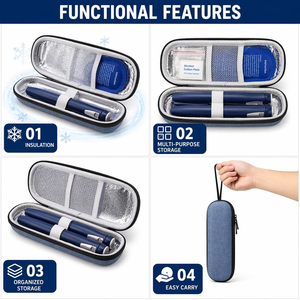 Estuche Aislante y Resistente a Impactos para Insulina, Portátil, con Cierre, para Almacenamiento de Péptidos Diabéticos, Personalizable, Venta al Por Mayor OEM - Product Image 2