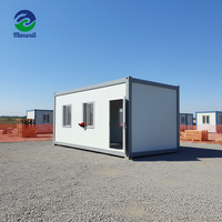 Unité de logement préfabriquée : Maison mobile robuste en conteneur avec toilettes et cuisine complètes |   Maisonnette portable facile à assembler