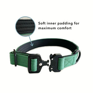 <span class=keywords><strong>Collar</strong></span> Táctico de Fábrica para Perros de Alta Resistencia, Ajustable, Acolchado y Duradero de Nailon para Entrenamiento de Perros Pequeños, Medianos y Grandes - Product Image 2