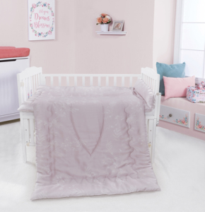 Juego de Sábanas de Lujo para Bebé, Modernas, Refrescantes, de Lyocell con Diseño de Plantas, Certificación OEKO-TEX, 300 Hilos - Product Image 2