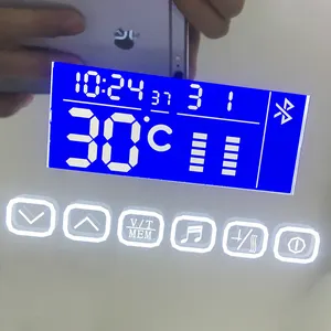 Bathroom Mirror Smart Touch Switch Bluetooth Large Screen 6 Key Sensor Switch