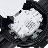 Boîtier de Jonction Optique FTTH en Matériau PP+GF 2x2 pour 36 Fibres, 3 Plateaux, RPS-ST004 -40~+65