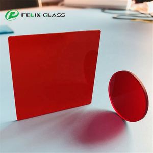 Filtre en verre rouge FELIX Optical HB600 RG610 RG630 avec revêtement antireflet, transmission de 90 % pour équipement médical OEM - Product Image 4
