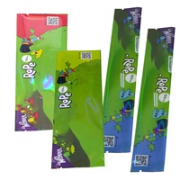 Emballage d'emballage personnalisé de 600mg de bonbons bonbons corde comestibles en plastique holographique arc-en-ciel morsures barre de chocolat sac d'emballage