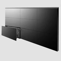 Écran vidéo mural LCD de qualité supérieure, haute définition 4K, 120 Hz, à usage commercial, avec un angle de vision de 178 degrés pour la publicité
