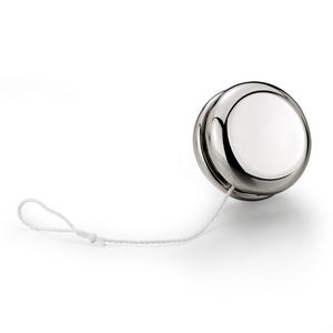 最高品質のパーソナライズされた金属ヨーヨーおもちゃクラシックプロフェッショナルシルバー弾むヨーヨーボールキッズギフト用 - Product Image 1