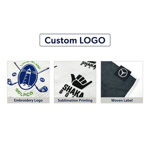 Wuxi Ivy Textiel Nieuwe Stijl Goedkope Groothandel Custom Print Sublimatie Borduurwerk Logo Microfiber Wafel Golfhanddoek - Product Image 5