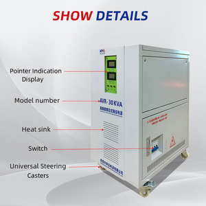 Estabilizador de Voltaje Personalizado Trifásico 380V 220V, Regulador Automático de Voltaje Inteligente AVR de 20Kva 30Kva Trifásico para Servicio - Product Image 2