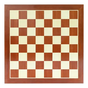 छलांग डीलक्स लकड़ी के शतरंज बोर्ड उच्च ग्रेड ठोस लकड़ी चेसबोर्ड हाथ से नक्काशीदार शतरंज बोर्ड