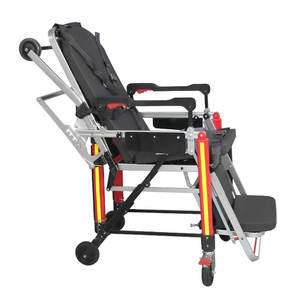 EA-3D1รถพยาบาลพับได้5ตำแหน่งพร้อมพนักพิงหลังปรับได้0-75 - Product Image 3