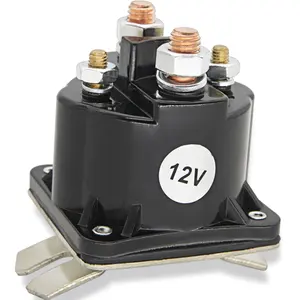 12V Dump Trailer Solenoid Replace SAZ4201GJ SAZ-4201ER 7522 190107 070009 Intermittent Duty Solenoid Relay 4 Terminal 100 Amp