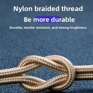 Bán Buôn Tùy Chỉnh 10ft 3M Nylon Bện Tinh Khiết Đồng <span class=keywords><strong>Type</strong></span>-<span class=keywords><strong>C</strong></span> Nhanh Chóng Sạ<span class=keywords><strong>c</strong></span> <span class=keywords><strong>C</strong></span>áp USB Cho Điện Thoại Di Động Xe Ô Tô & Máy Tính - Product Image 4