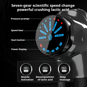 Оптовая продажа, импульсная мышечная терапия, фасция, хиропрактика, Функция нагрева, массажный пистолет, ручка, вибрационная Беспроводная батарея - Product Image 5