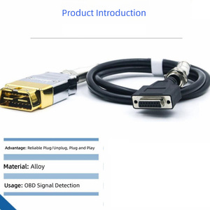 Câble de diagnostic OBD mâle DB15 femelle, convertisseur 16 broches, fil de programmation ECU automobile, pour diagnostic ECU de camions lourds et de voitures - Product Image 2