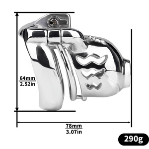 2025 <strong>New</strong> Male Chastity Device Adjustable <strong>Cock</strong> <strong>Cage</strong> with Lock, Various Options for Fetish Bondage &amp; Control - Product Image 6