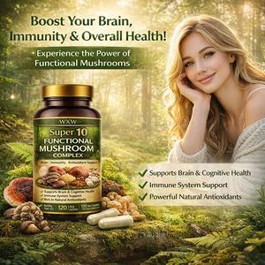 Cápsulas <span class=keywords><strong>de</strong></span> Melena <span class=keywords><strong>de</strong></span> León <span class=keywords><strong>de</strong></span> Alta Potencia 1000mg, Promueven la Salud Cerebral, el Apoyo Inmunológico y un <span class=keywords><strong>Escudo</strong></span> Antioxidante Natural para Adultos - Product Image 3