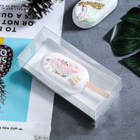 IMEE Transparent Popsicle Box Crème Glacée Cakesicle Boîte D'emballage Transparente Unique Individuel Cakesicle Boîte En Plastique Transparent