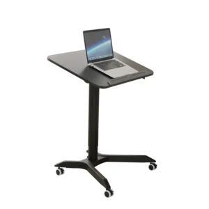 ergonomic rolling cart table height adjustable mobile laptop desk cart