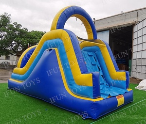 Cầu Vồng Trượt Nước Trượt Cho Inground Hồ Bơi/Lớn Inflatable <span class=keywords><strong>Pool</strong></span> <span class=keywords><strong>Slide</strong></span> Để Bán - Product Image 4