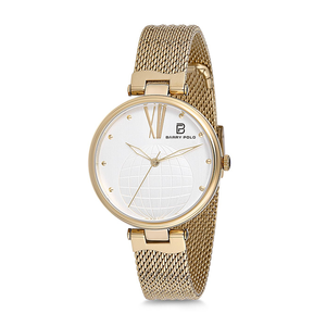 2025 customized Stylish Stainless Steel Mesh Band Quartz <strong>Watch</strong> with Large Dial OEM/ODM Design for Date &amp; <strong>Vacation</strong> - Product Image 3