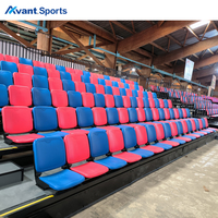 Avant Sports Gradins télescopiques Système de sièges rétractables pour stade intérieur Sièges Tribune pliants pour salle de sport