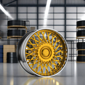 5x114.3 5x120 림 6x139.7 20 22 24 26 인치 림 단조 휠 및 맞춤 스티어링 휠 일치 - Product Image 4