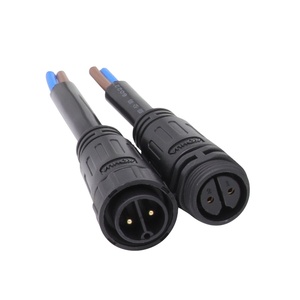 AOHUA Conector de Latón Chapado en Oro, Impermeable IP67, de Nylon PA66, para Controlador de Luz LED Exterior, M20, 2+3+4+5+6+7+8 pines, Conector Jack de 2+4 pines - Product Image 1