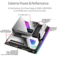 Carte mère de jeu ASUS ROG Maximus XIII Extreme Glacial M13EG avec prise en charge du socket LGA 1200, processeur Intel Core I9 11900K