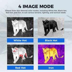 GOYOJO GRS225RF Thermal <b>Monocular</b> 1300M 50Hz 1 8X Infrared Digital <b>Night</b> <b>Vision</b> Scope 8 Hours for Hunting Wildlife Bird Watching - Product Image 6