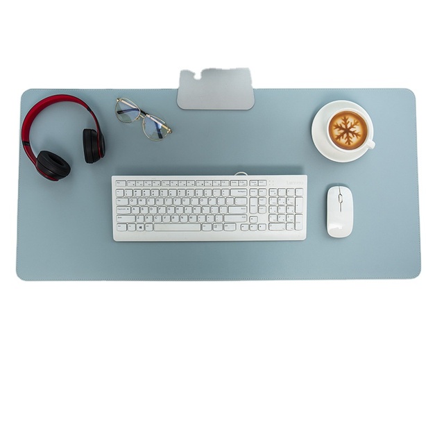 2026 Custom Size Logo Waterproof Pu Leather Gaming Mouse Pad Mat Large Office Writing Computer Desk Mat