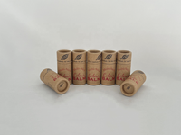 Récipients recyclables pour cosmétiques naturels Baume à lèvres rond Conteneur cylindrique en carton Kraft Conteneurs de rouge à lèvres Tubes transparents