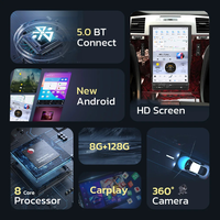 13.6 pouces tactile écran partagé Carplay autoradio tête unité multimédia lecteur vidéo pour Cadillac Escalade 2008-2012 GPS Navigation