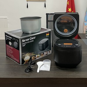 Nouvelle Offre Spéciale : Cuiseur à Riz Électrique Intelligent Silver Crest 5L avec Écran Tactile LCD et Revêtement Antiadhésif - Product Image 2