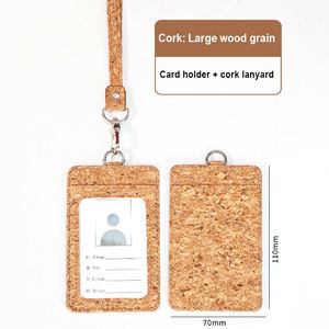 Étiquette de bagage en liège naturel écologique, porte-adresse personnalisé pour valise, idéal pour les voyages en avion - Product Image 3