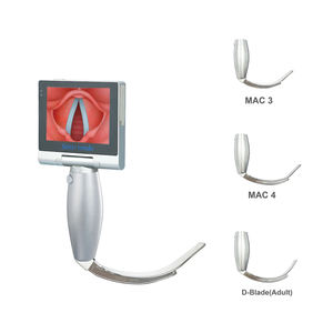 Portátil Reutilizável Elétrica Intubação Garganta Instrumentos Cirúrgicos Vídeo Laringoscópio Portátil Set 3 Lâminas Orelhas Olhos Nariz Garganta - Product Image 1