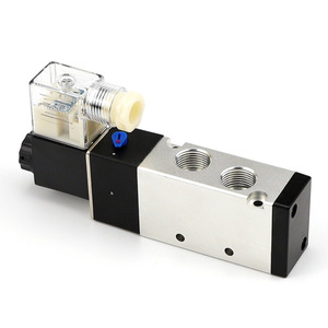 Válvula Solenoide Dde Dade Pneumatics 4V310-10, 24V DC, 48W, 100% Ed, Válvula de Control Neumática de Dos Posiciones y Cinco Vías - Product Image 4
