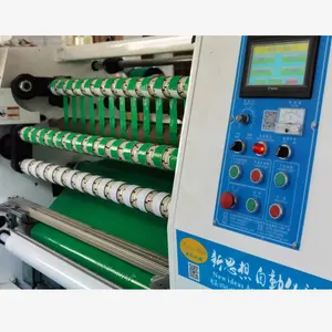 China Factory whole set automatic adhesive tape making machine BOPP tape jumbo roll slitting machine