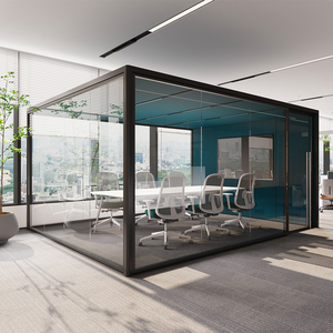 Flexspace nhà máy bán buôn New cách âm gian hàng di động âm thanh bằng chứng cabin 2-8 người họp văn phòng Pod cho bán - Product Image 1