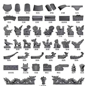Tuiles <span class=keywords><strong>de</strong></span> toit décoratives en céramique <span class=keywords><strong>à</strong></span> prix d'usine, finitions <span class=keywords><strong>de</strong></span> toit en céramique <span class=keywords><strong>à</strong></span> <span class=keywords><strong>vendre</strong></span> - Product Image 5
