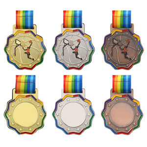 JP0402 Medalla Personalizada de Oro, Plata y Bronce, Venta Al por Mayor, Metal, Recuerdo, Medallas de Baloncesto para Ganadores de Premios - Product Image 4