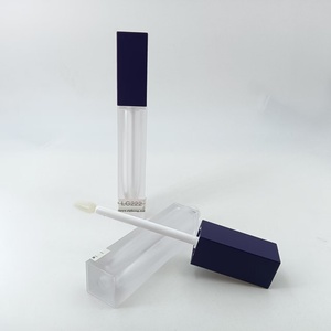 Tube de brillant à lèvres carré mat personnalisé, conteneur vide givré pour huile à lèvres, emballage cosmétique pour brillant à lèvres avec bouchon à vis - Product Image 4