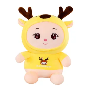 Deer Baby Plush Toy Manufacturer Stuffed Animal Deer Plush Pillow Bedtime toys