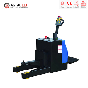 Chariot transpalette électrique avec plateforme, <span class=keywords><strong>tracteur</strong></span> de remorquage, chariot de manutention, batterie au plomb-acide, longueur de <span class=keywords><strong>fourche</strong></span> 1000 mm - Product Image 3