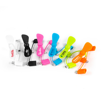 Ventilateur USB-C miniature personnalisé avec logo, cadeaux de marque, câble 3 en 1, ventilateur pour téléphone portable, ventilateur USB Type C