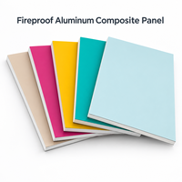 Panneau composite en aluminium ignifuge aspect travertin 3 mm 4 mm pour la décoration des zones de réception