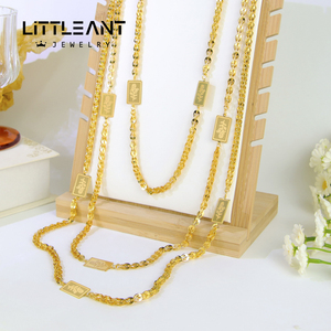 Moda arabica Dubai 18k placcato oro collane lunghe all'ingrosso 80/160cm impermeabile moneta Design <span class=keywords><strong>religione</strong></span> gioielli per le donne - Product Image 1