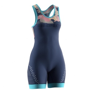 <b>Women's</b> Wrestling <b>Singlet</b> Breathable Stretch Fabric Custom Logo Durable Stitching Competition and Training Wear - Product Image 5