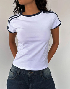 Camisetas de Patchwork Modernas y de Calidad Superior Personalizadas, Combinación de Colores, Tela 100% Algodón, Bordado, Bloques de Color - Product Image 5